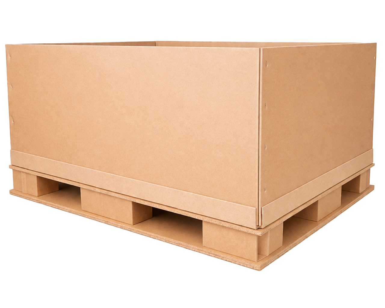 Palet corrugated dengan sleeve pengunci